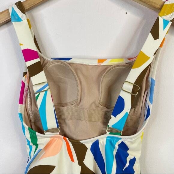 Tabitha Brown x Target Colorful Tropical One Piece Swimsuit Bathing suit XXS new - Picture 9 of 13